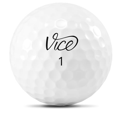 Vice Pro Plus White Golf Balls - Premium Performance