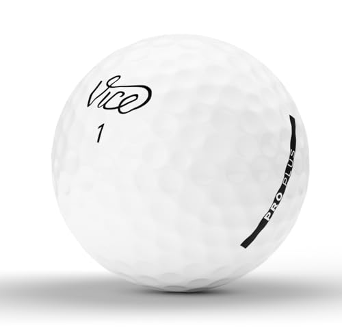 Vice Pro Plus White Golf Balls - Premium Performance