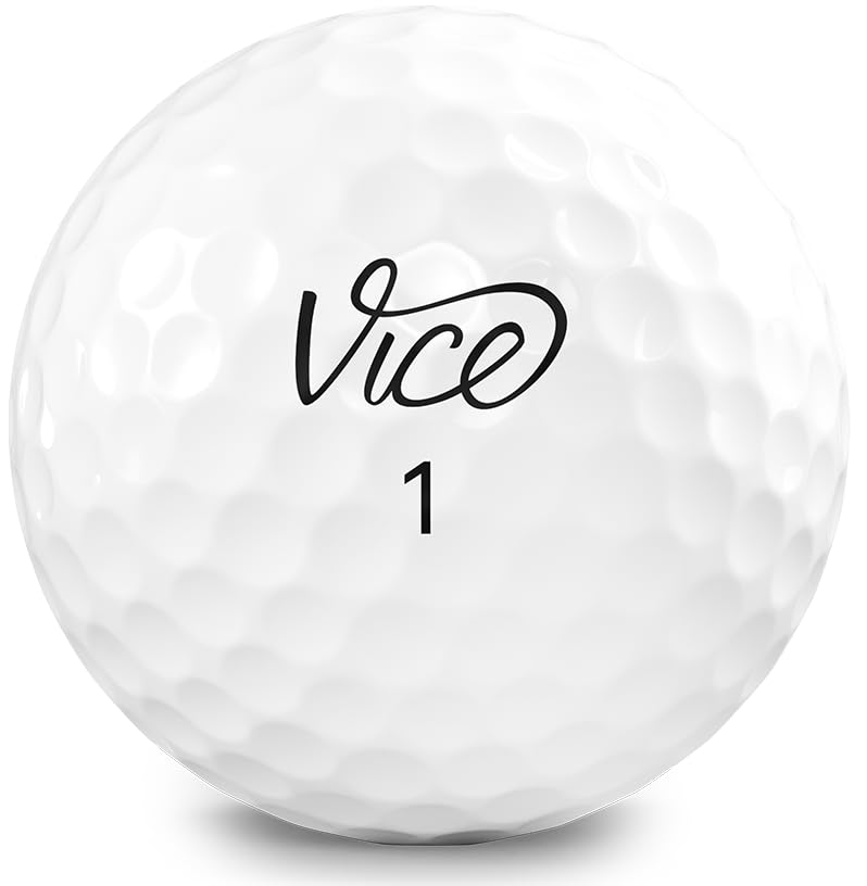 Vice Pro Plus White Golf Balls - Premium Performance