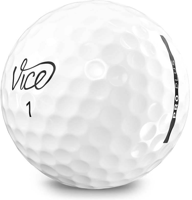 Vice Pro Plus White Golf Balls - Premium Performance