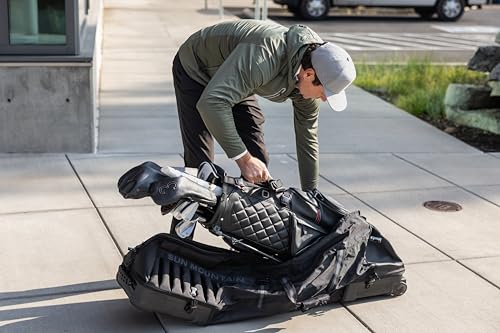 Sun Mountain 2024 Kube Golf Travel Cover Black/Red