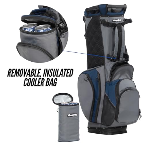 Bag Boy Men's Chiller Pro Hybrid Cart Bag Black/Charcoal