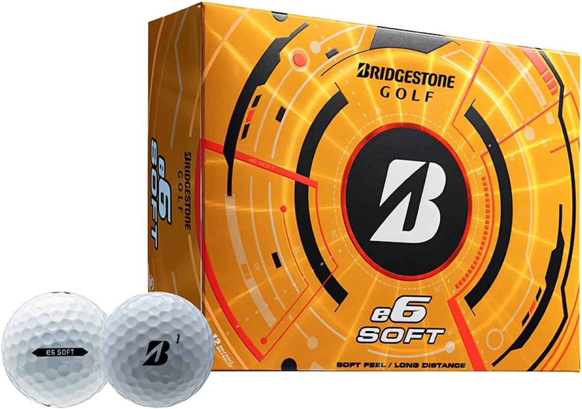 Bridgestone 2025 E6 Soft Golf Balls Bridgestone E Series 12-Ball Pack White Bridgestone 2025 E6 Soft Golf Balls Bridgestone E Series 12-Ball Pack White
