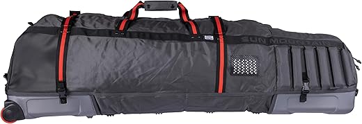 Sun Mountain 2024 Kube Golf Travel Cover Black/Red Sun Mountain 2024 Kube Golf Travel Cover Black/Red