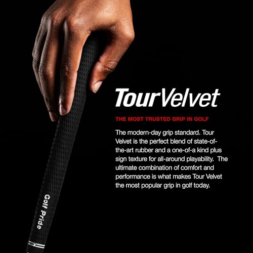 Golf Pride Tour Velvet Standard Golf Grip Black