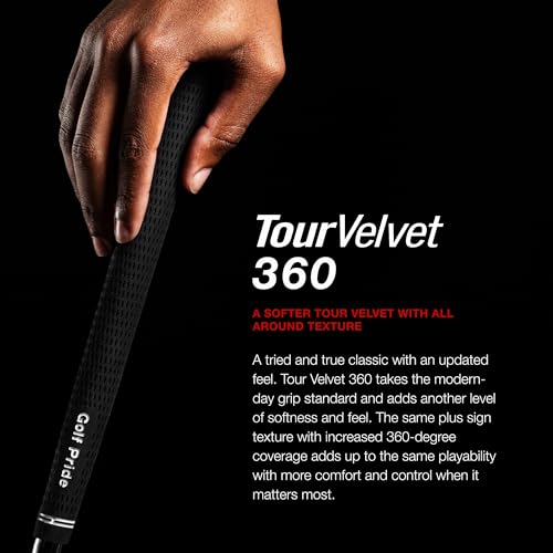 Golf Pride Tour Velvet 360 Standard Golf Grip Black