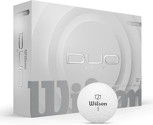 Wilson Duo Soft White Golf Balls – 12-Pack (1-4) Wilson Duo Soft White Golf Balls – 12-Pack (1-4)