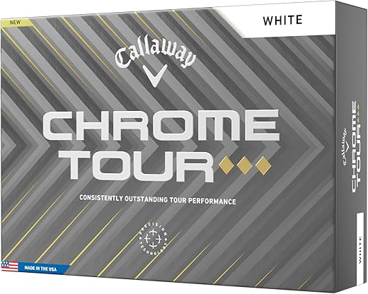 Callaway Chrome Tour Triple Diamond Golf Ball #1-#4 12-Ball Pack White Callaway Chrome Tour Triple Diamond Golf Ball #1-#4 12-Ball Pack White