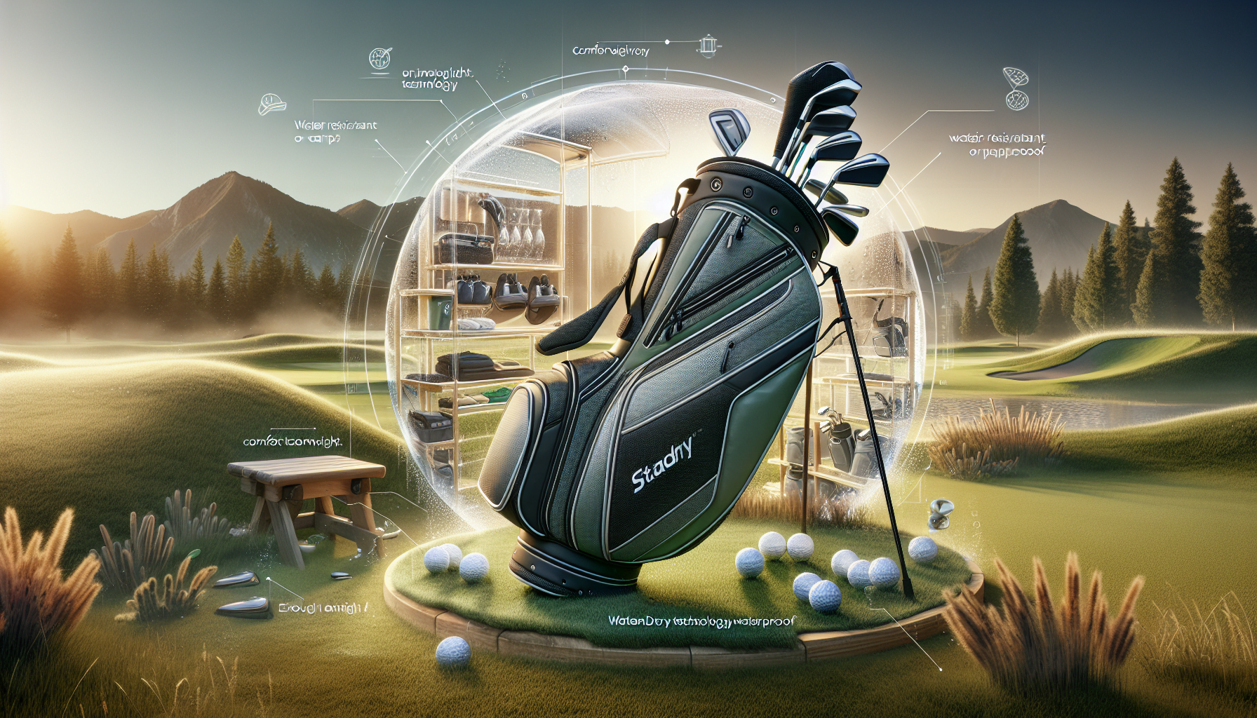 The Ultimate Golf Bag for Titleist Players: The Players 4 StaDry Golf Stand Bag