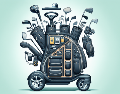 Stay organized on the course with the Bennington Quiet Organizer 12 Cart Bag