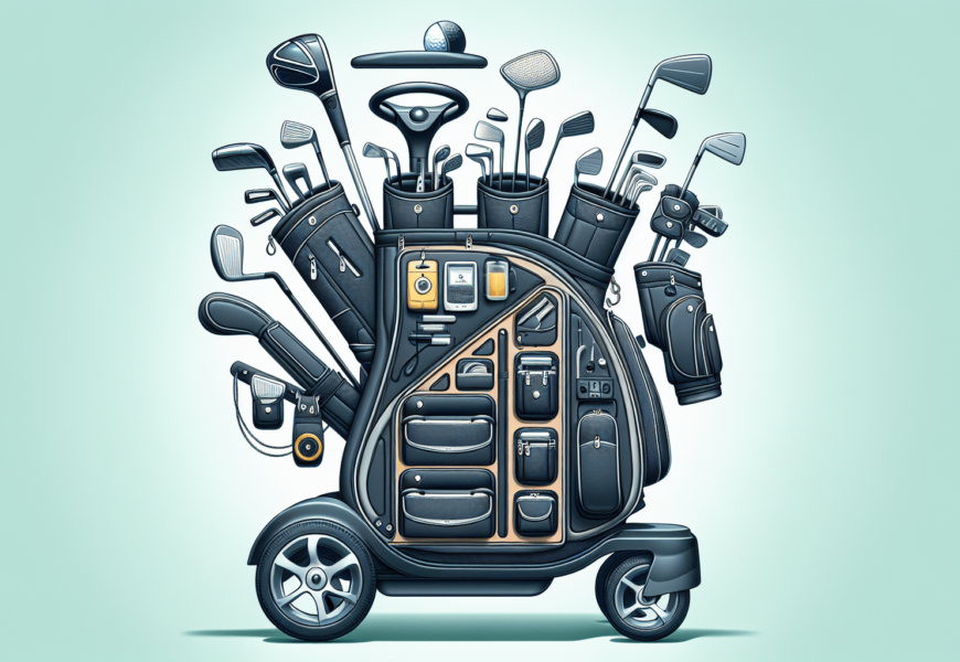 Stay organized on the course with the Bennington Quiet Organizer 12 Cart Bag