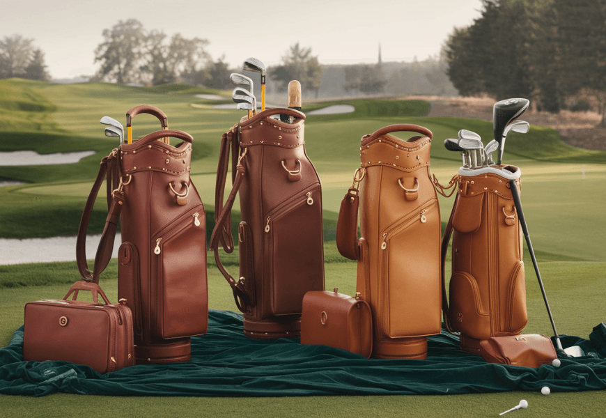 Navigating the Greens in Style: Luxury Leather Golf Bags Unveiled