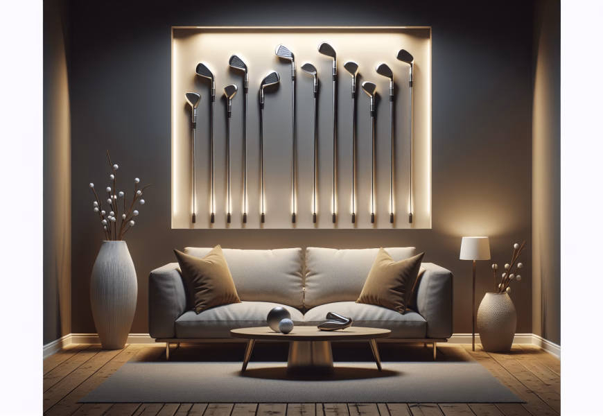 Creative Ways to Hang Golf Clubs on the Wall