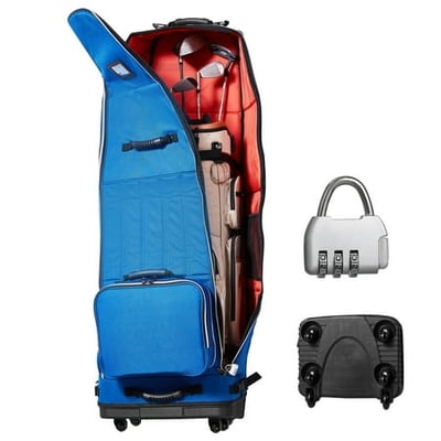 Durable Golf Journey Case with Cushioned Luggage