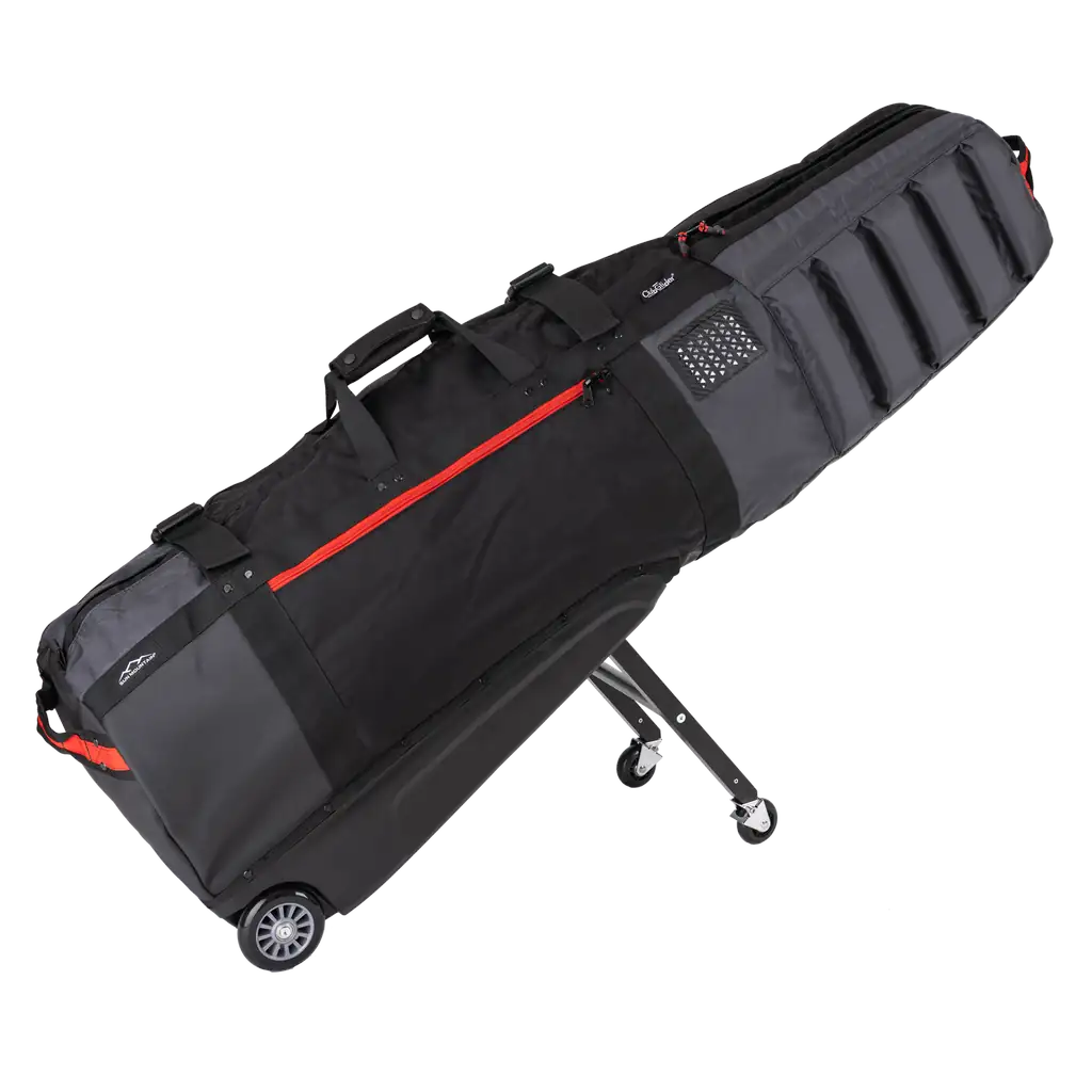 Sun Mountain ClubGlider Meridian Travel Cover – Black-Steel-Red Sun Mountain ClubGlider Meridian Travel Cover – Black-Steel-Red