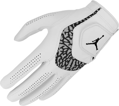 Jordan Tour Left-Hand White Golf Glove - Regular
