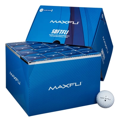 Maxfli SoftFli 2023 Men's Golf Balls - 48 Pack White