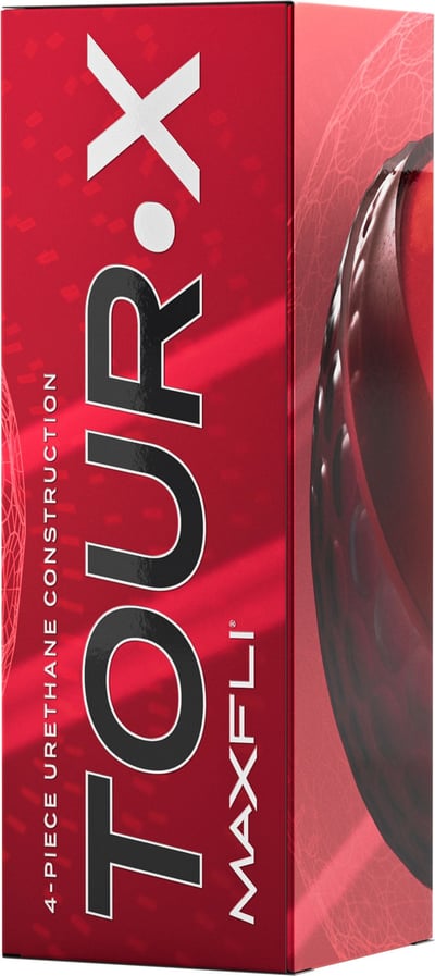 Maxfli Tour X White Golf Balls - 3-Ball Sleeve