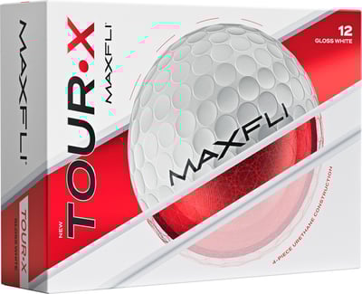 Maxfli Tour X Men's Golf Balls - White