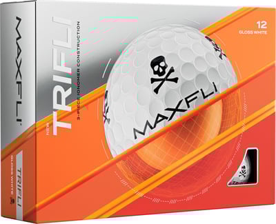 Maxfli TriFli Skull Golf Balls - Men's All-Over Print