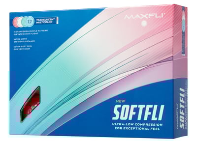 Maxfli Softfli Matte 2023 Women's Multicolor Golf Balls