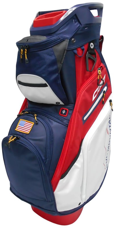Sun Mountain C-130 Cart Golf Bag - Men's Navy/White/Red
