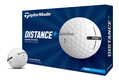 TaylorMade Distance+ White Golf Balls (2021)