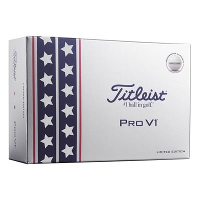 Titleist Pro V1 USA Alignment Golf Balls 6-Pack