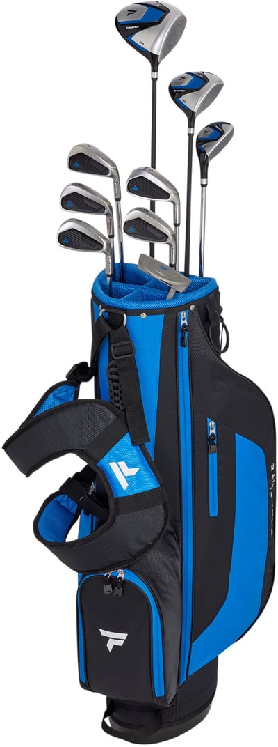 Top Flite XL 13-Piece Left-Hand Men's Golf Set, Blue/Black