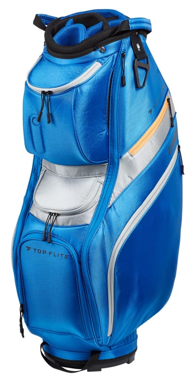 Top Flite Gamer Men's Cart Golf Bag - Blue