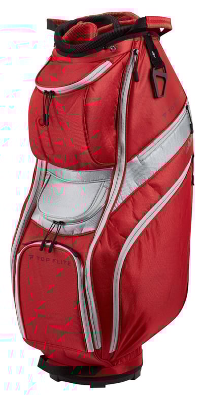 Top Flite Gamer Men's Red Golf Cart Bag