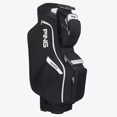 PING Traverse Golf Cart Bag - Black/White