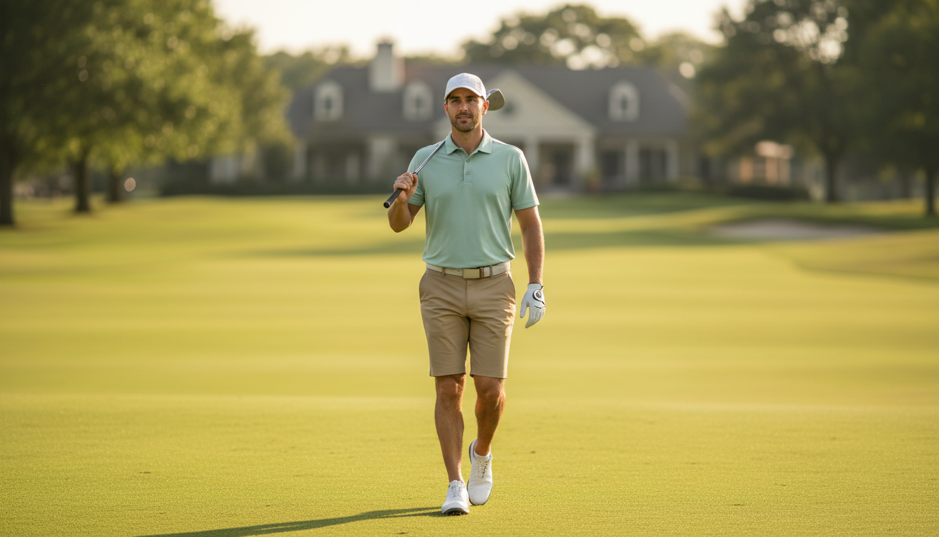 Men’s Golfing Outfit: Modern, Cool & Course-Ready Men’s Golfing Outfit: Modern, Cool & Course-Ready