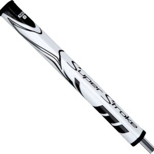 23SUTUZNRGYFLTS10GRP_White_Black_is SuperStroke Zenergy Flatso 1.0 Putter Grip