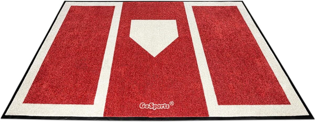 GoSports Baseball & Softball Hitting Mat for Batting Stance Practice