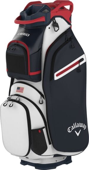 25CWYM2025CRGCRTBBAG_White_Navy_Red_Flag_is-1 Callaway Cargo Cart Golf Bag