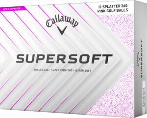 Callaway Supersoft Splatter Golf Balls