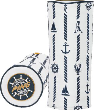 25PINUGOLFPNGCPTNSIAU_White_is PING Captains Driver Headcover