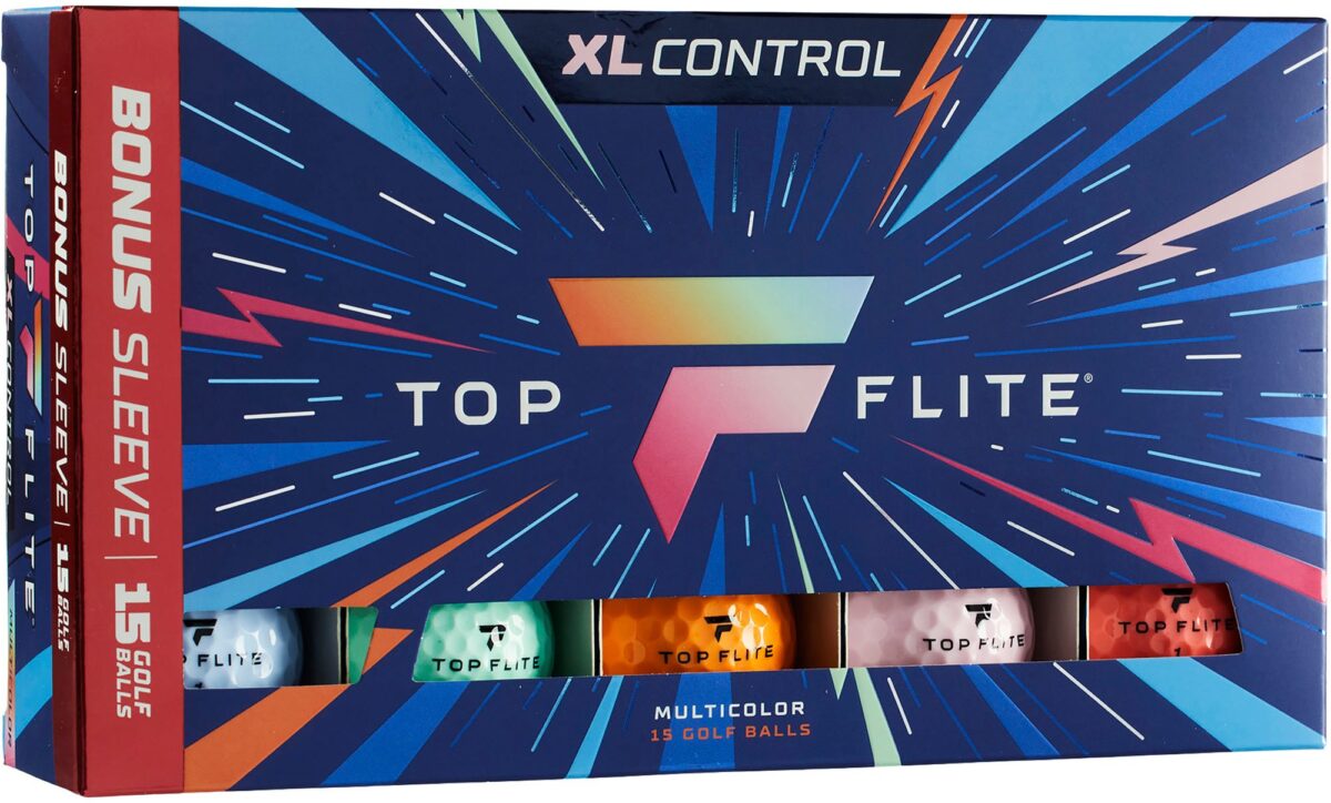 25TFLUTFXLCNTRLWHGBL_Multi_is Top Flite XL Control Golf Balls