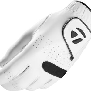 25TYMMTPFLXGLVMLHGLV_White_Black_is TaylorMade Golf Tour Preferred Flex Glove