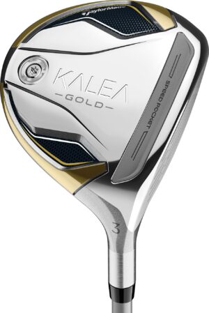 25TYMWKLGLDFRWYXXFWY_is TaylorMade Women's Kalea Gold Fairway Wood