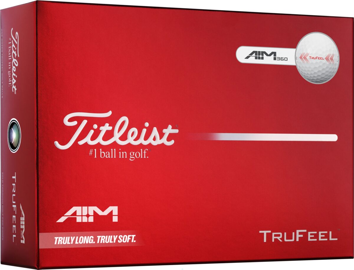 26TITUGOLF2026TRFLPJK_White_is Titleist TruFeel AIM Golf Balls