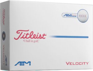Titleist Velocity USA AIM Golf Balls 12‐Pack