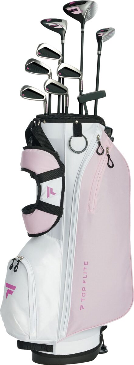 26TOPWGOLFTFXLLLHGCCC_Pink_is Top Flite Women's 2026 XL Complete Set