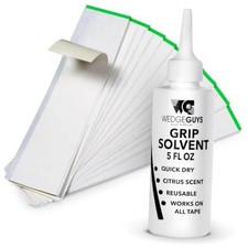 s-l225-117 Golf Grip Kit 15 Golf Grip Tape Strips and 5 oz. Grip Solvent