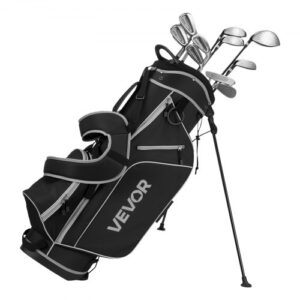 VEVOR Golf Club Set 12 Pieces Men's Complete Golf Club Set Right Handed with 460CC #1 Driver